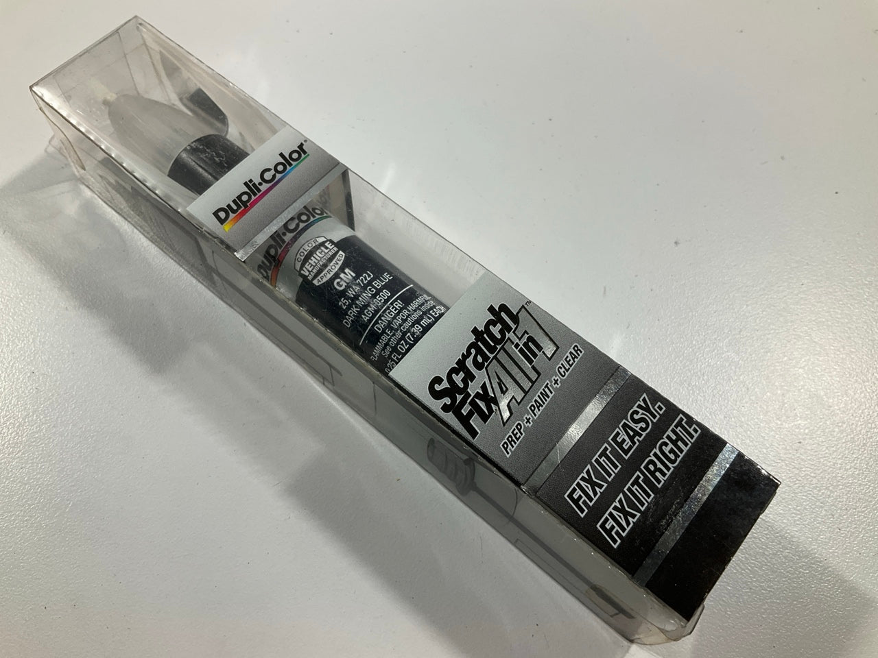 Dupli-color AGM0500 Touch Up Paint Scratch Fix Pen GM WA722J DARK MING BLUE