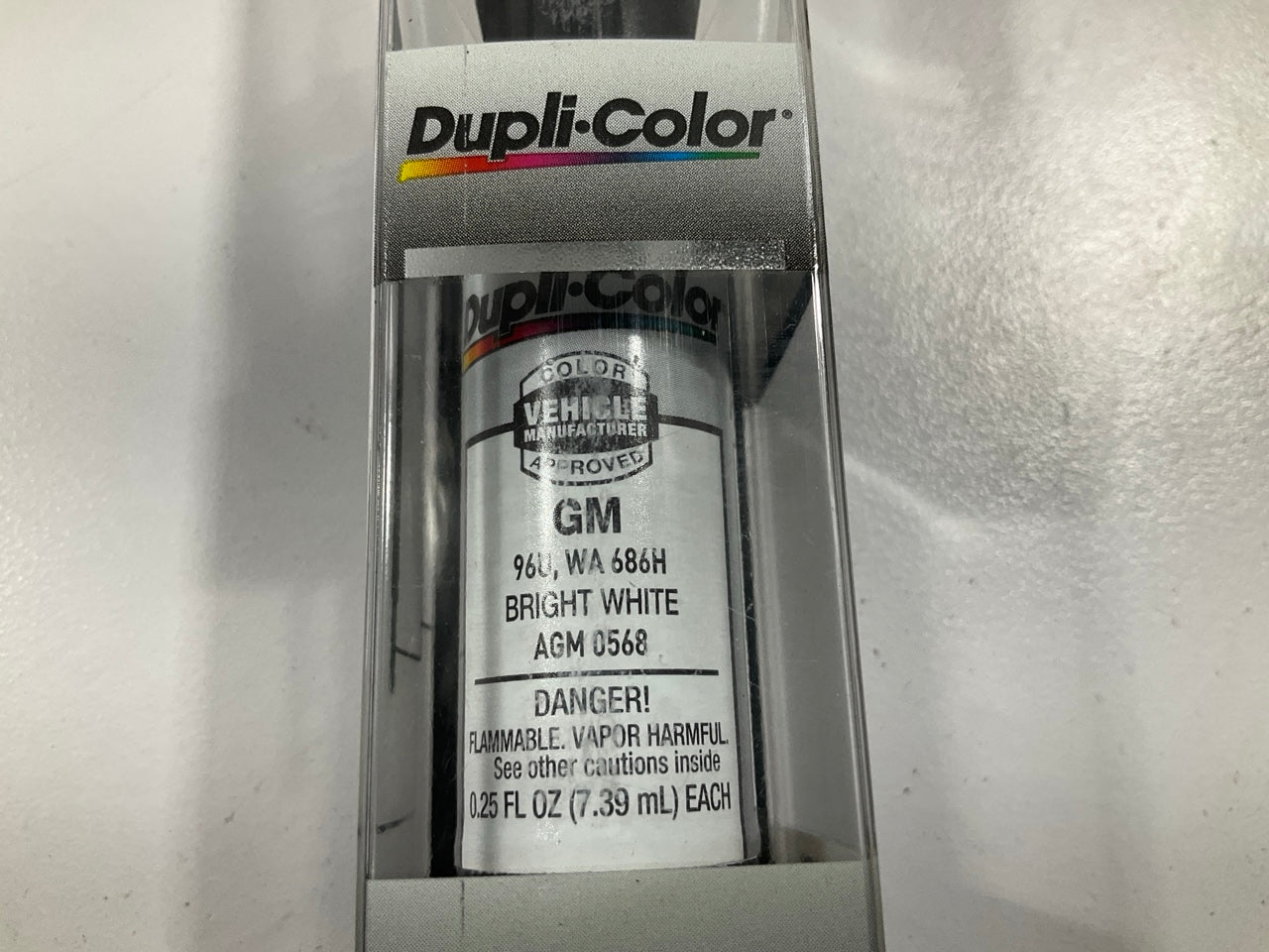 Dupli-Color AGM0568 Scratch Fix Touch Up Paint For GM 96U WA686H, Bright White,