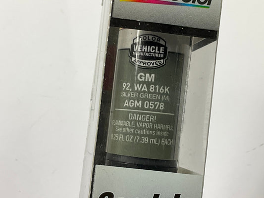 Dupli-color AGM0578 Touch Up Paint Scratch Fix Pen - GM 92, WA816K Silver Green