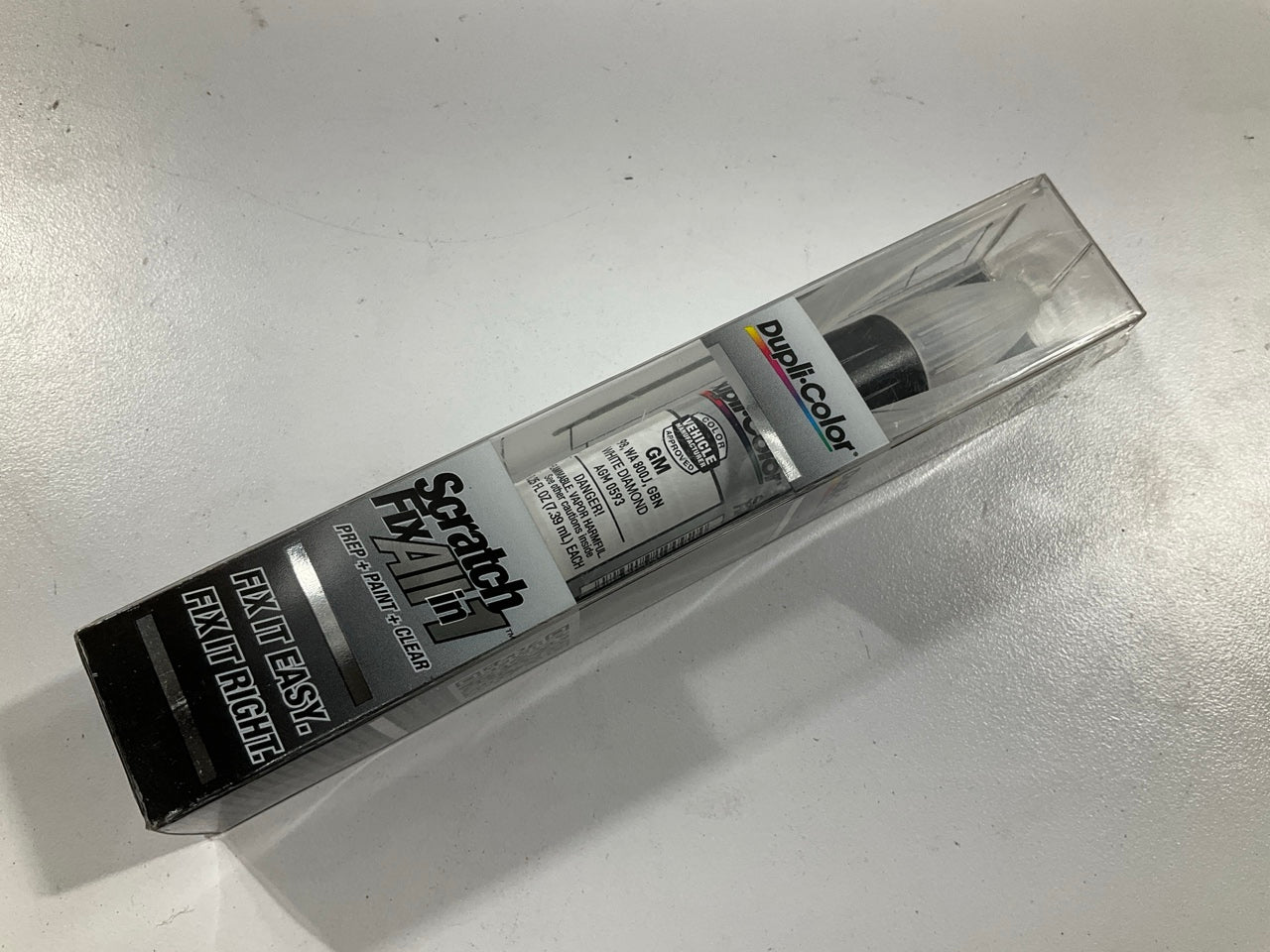 Dupli-color AGM0593 All-in-1 Touch Up Paint For GM White Diamond 98 WA800J GBN