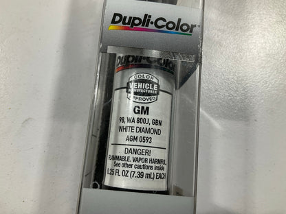 Dupli-color AGM0593 All-in-1 Touch Up Paint For GM White Diamond 98 WA800J GBN