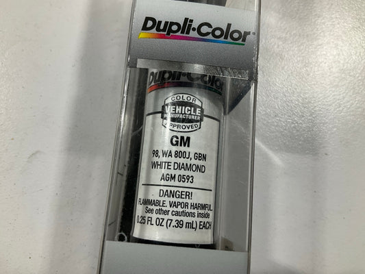 Dupli-color AGM0593 All-in-1 Touch Up Paint For GM White Diamond 98 WA800J GBN