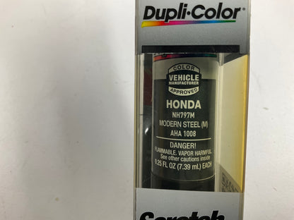 Dupli-color AHA1008 Touch Up Paint Scratch Fix Pen NH797M Modern Steel For Honda