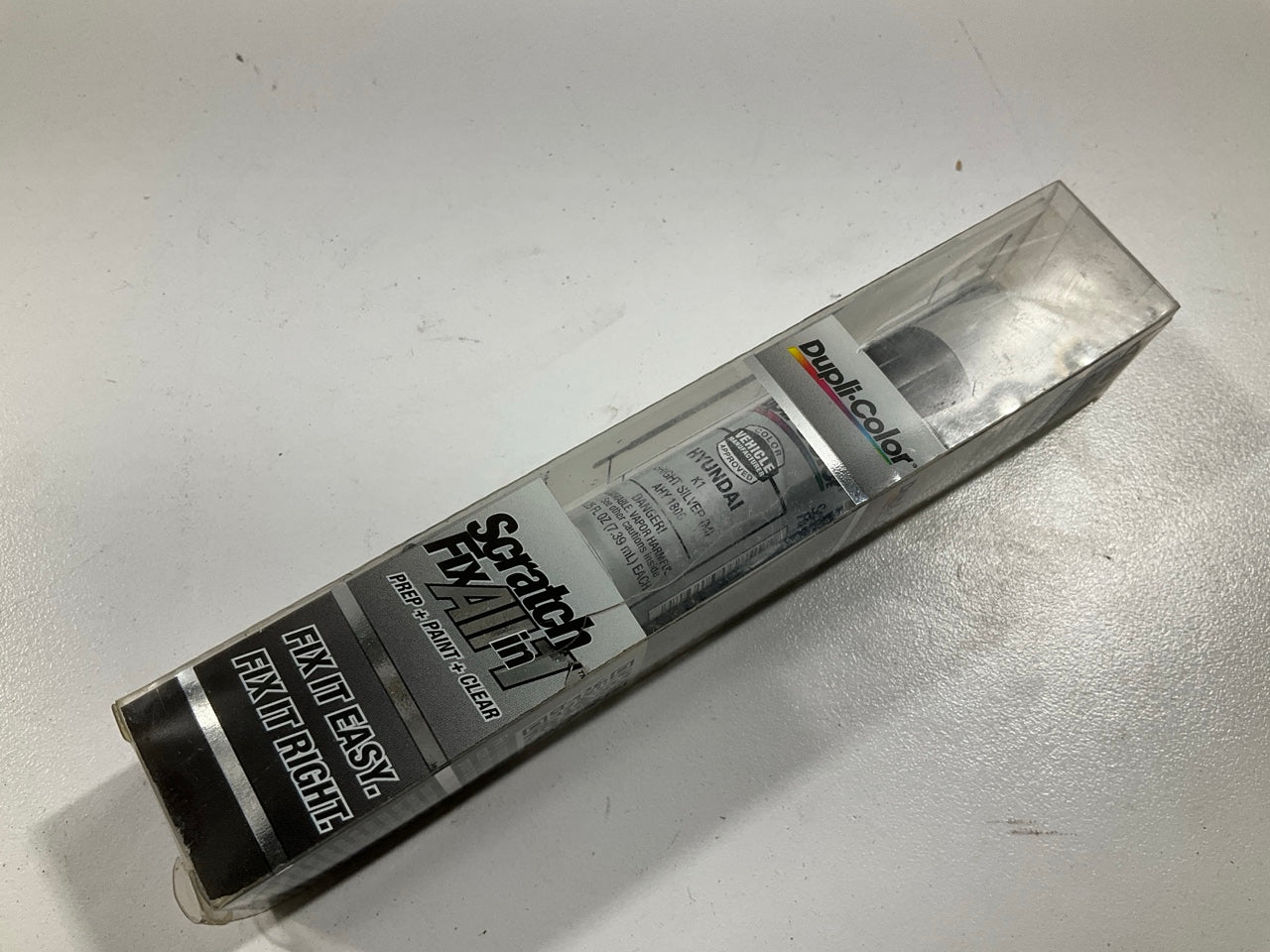 Dupli-color AHY1800 All-in-1 Touch Up Paint For Hyundai Bright Silver (M) K1