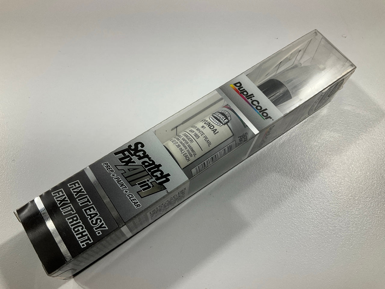 Dupli-color AHY1805 Touch Up Paint Marker For Hyundai W1 POWDER WHITE PEARL.