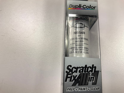 Dupli-color ANS0599 Touch Up Paint Scratch Fix Pen QX1 IVORY GLACIER PEARL