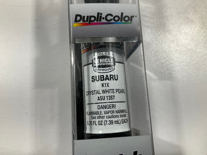 Dupli-Color ASU1357 All-In-1 Touch Up Paint For Subaru Crystal White Pearl K1X