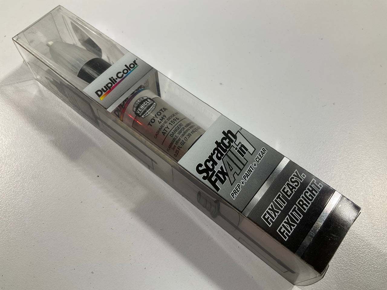 Dupli-color ATY1596 Touch Up Paint Scratch Fix Pen - TOYOTA 4M9 Cashmere Beige
