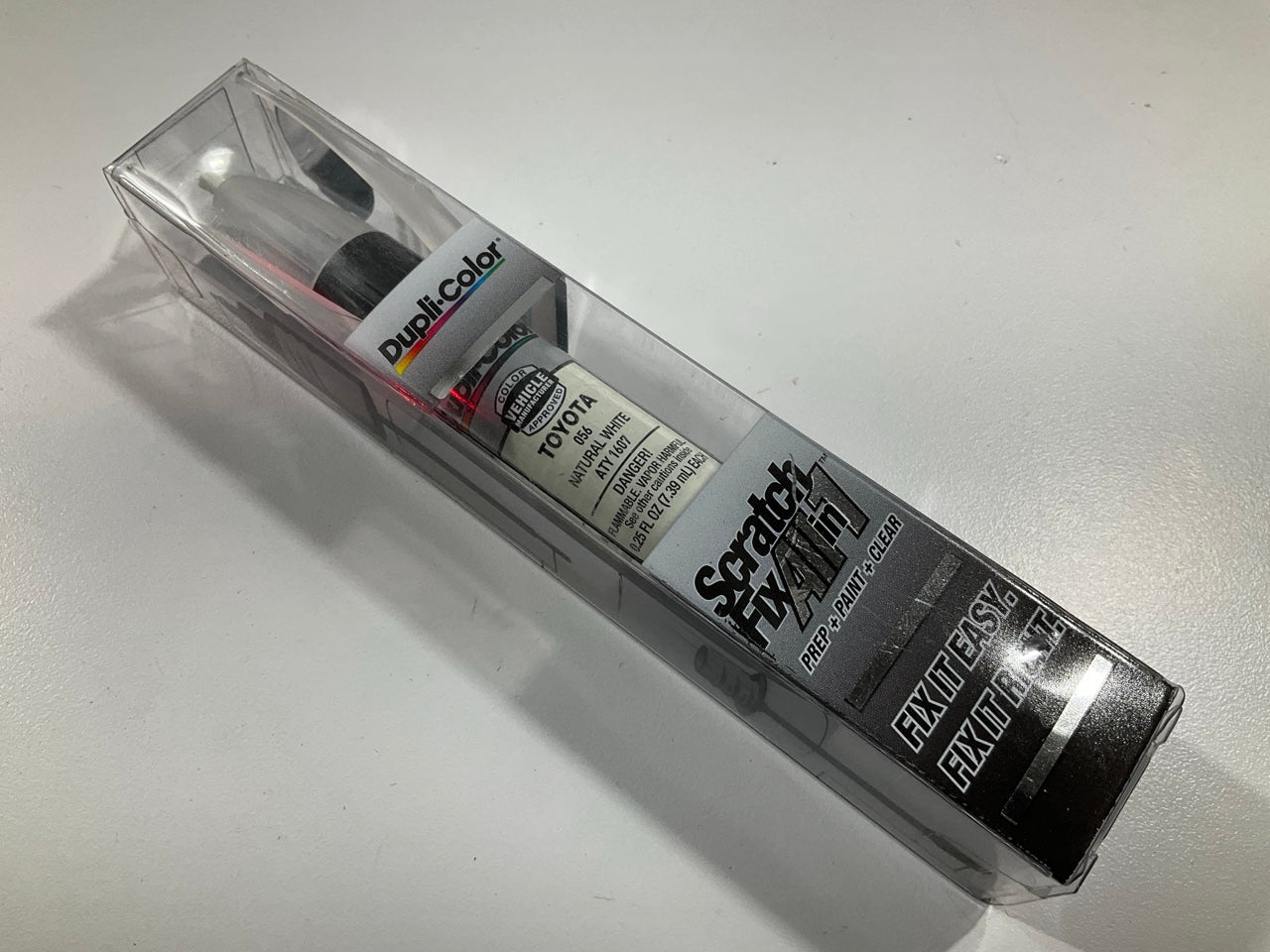 Dupli-color ATY1607 Touch Up Paint Fix Pen TOYOTA 056 NATURAL WHITE .25FL OZ