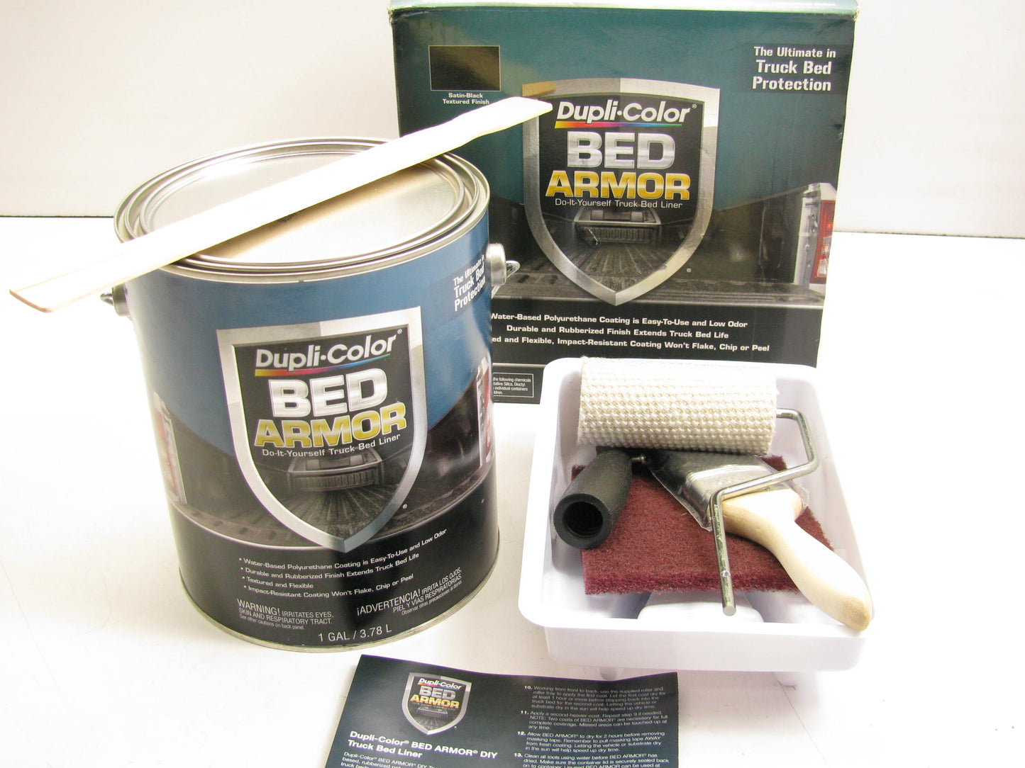 Duplicolor BAK2010 DIY Truck Bed Liner Bed Armor Kit - Textured Satin Black