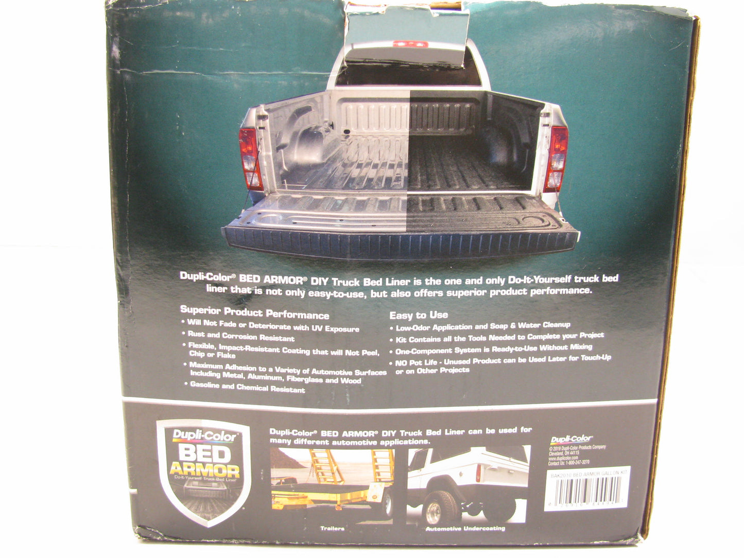 Duplicolor BAK2010 DIY Truck Bed Liner Bed Armor Kit - Textured Satin Black