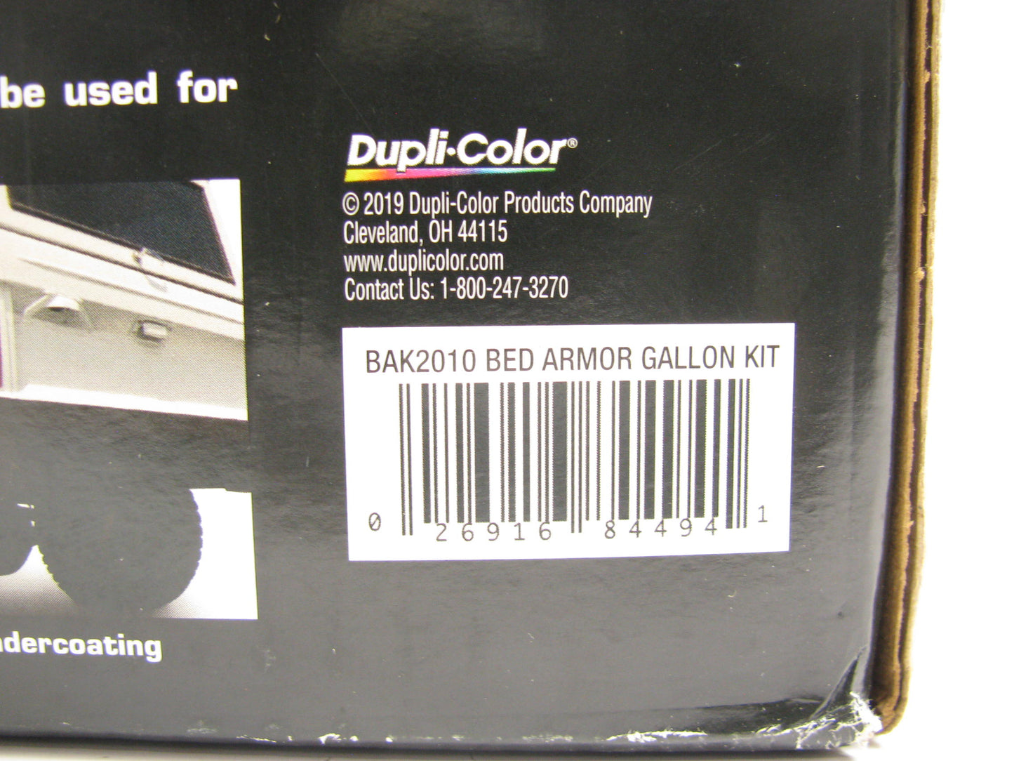 Duplicolor BAK2010 DIY Truck Bed Liner Bed Armor Kit - Textured Satin Black