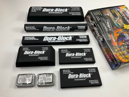 Dura-block AF44A Flexible EVA Foam Wet Or Dry Autobody Sanding Block Kit, 6pc