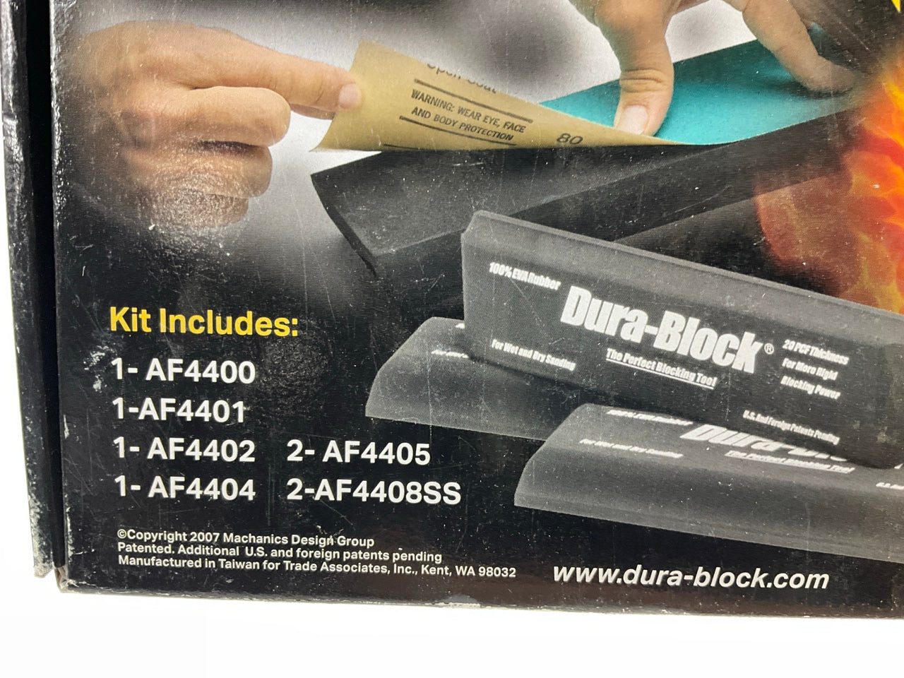 Dura-block AF44A Flexible EVA Foam Wet Or Dry Autobody Sanding Block Kit, 6pc