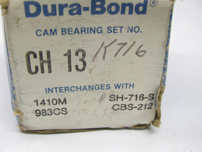 Dura-bond CH-13 Engine Camshaft Bearings - Standard For 1971-1977 Chevrolet 2.3L