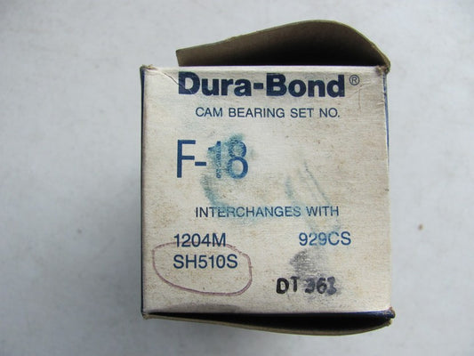 Dura-bond F18 Camshaft Bearings For 1968-1972 Ford 255 260 289 302 351