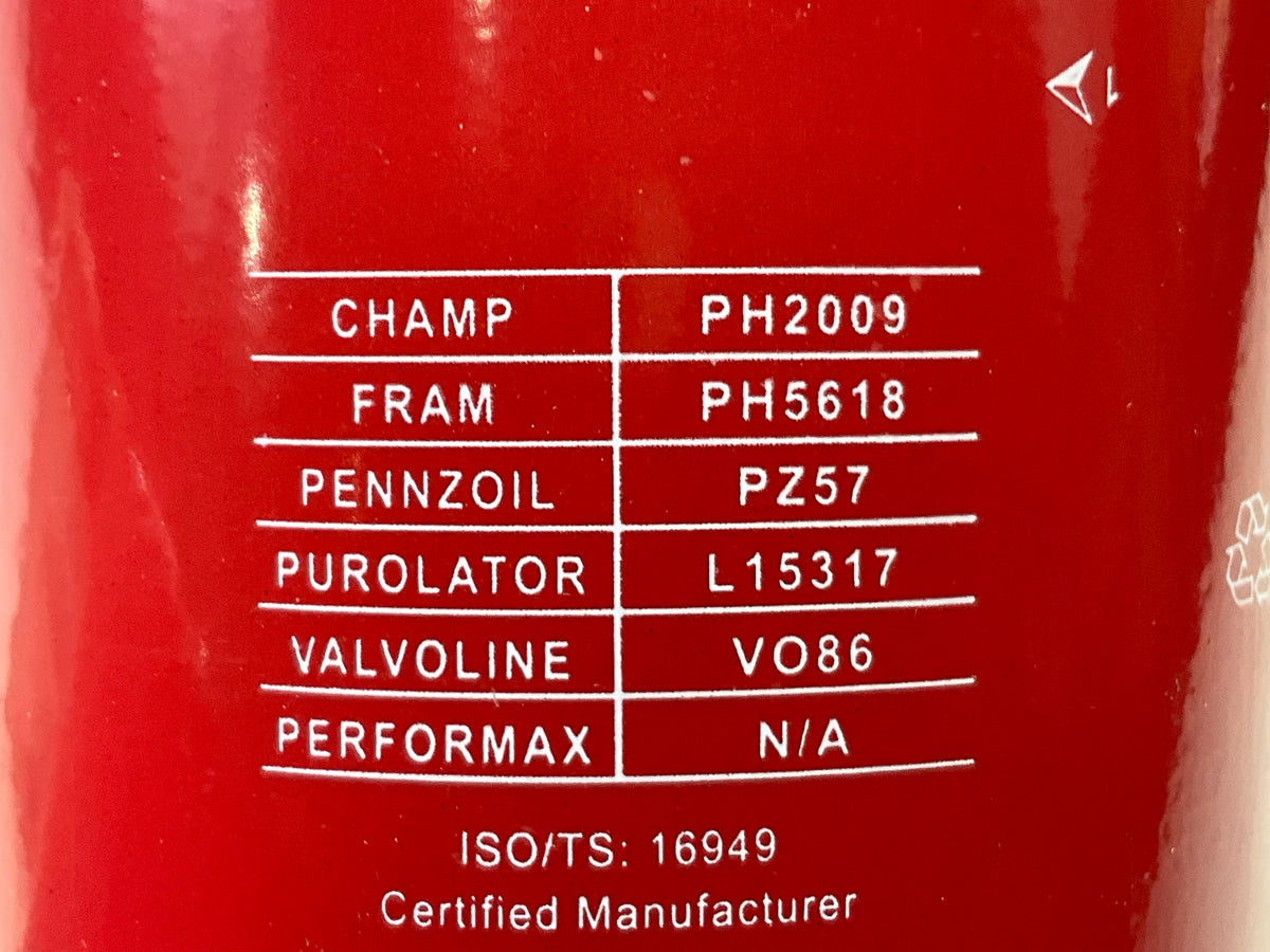 (2) Dura Max DO2008 Oil Filters