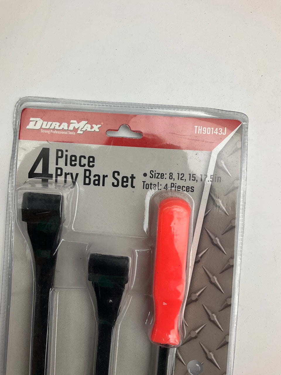 Dura Max TH90143J 4-Piece Pry Bar Set - 8'', 12'',15'' & 17.5''