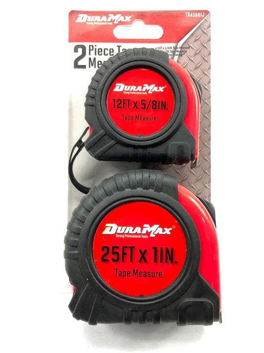 Dura Max TR43601J Tape Measure Set, 12' & 25' FOOT