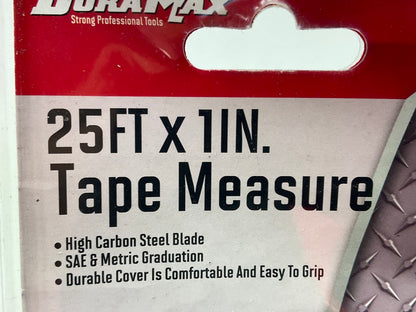 Dura Max TR43602J Tape Measure, 25 FT X 1 IN.