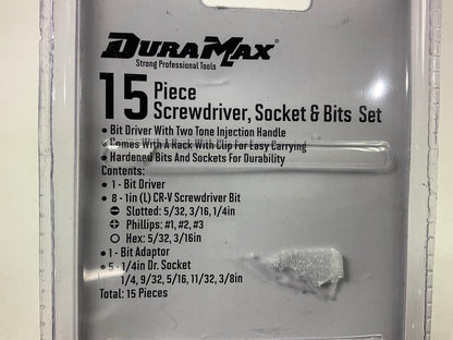 Dura Max TS60616B Screwdriver Set, 15-Piece