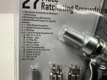 Dura Max TS90413B Ratcheting Screwdriver Set, 27-Piece