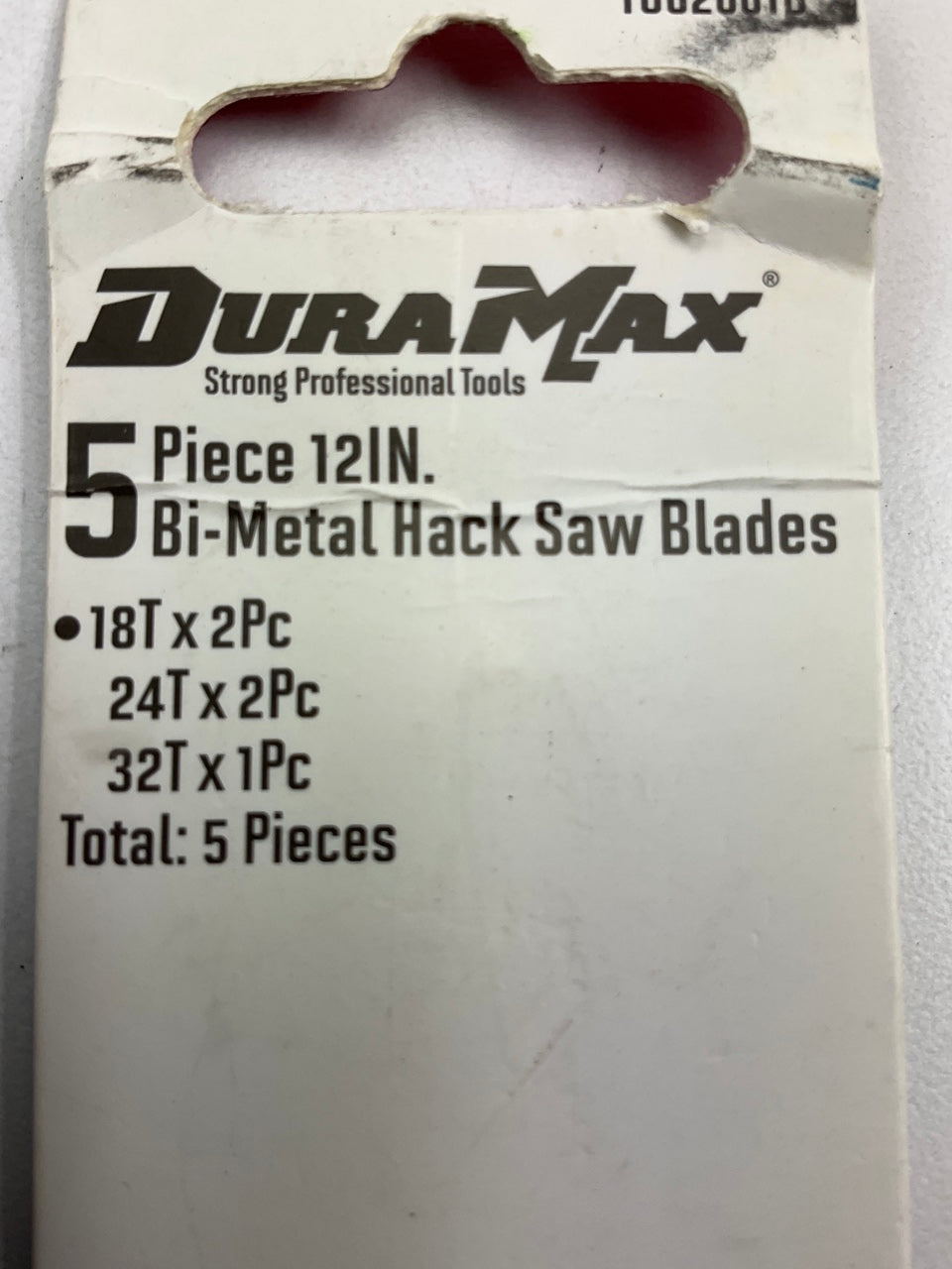 (3) Dura Max TU62001B 2'' Bi-Metal Hacksaw Blades, 5-Piece