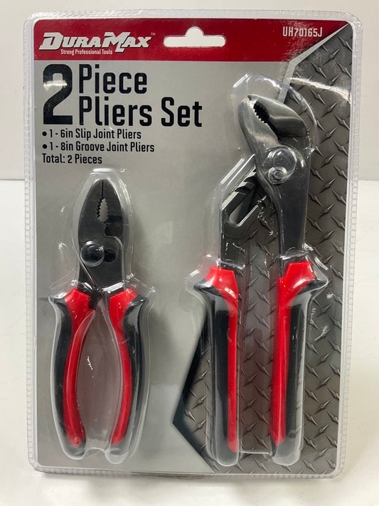 Dura Max UH70165J 2-Piece 6'' Slip Joint, 8'' Groove Joint Pliers Set