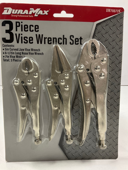 Dura Max UW70072K Vise Wrench Set, 3-Piece