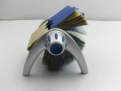 Durable VISIFIX FLIP Silver Flip Business Card File Vintage Rolodex