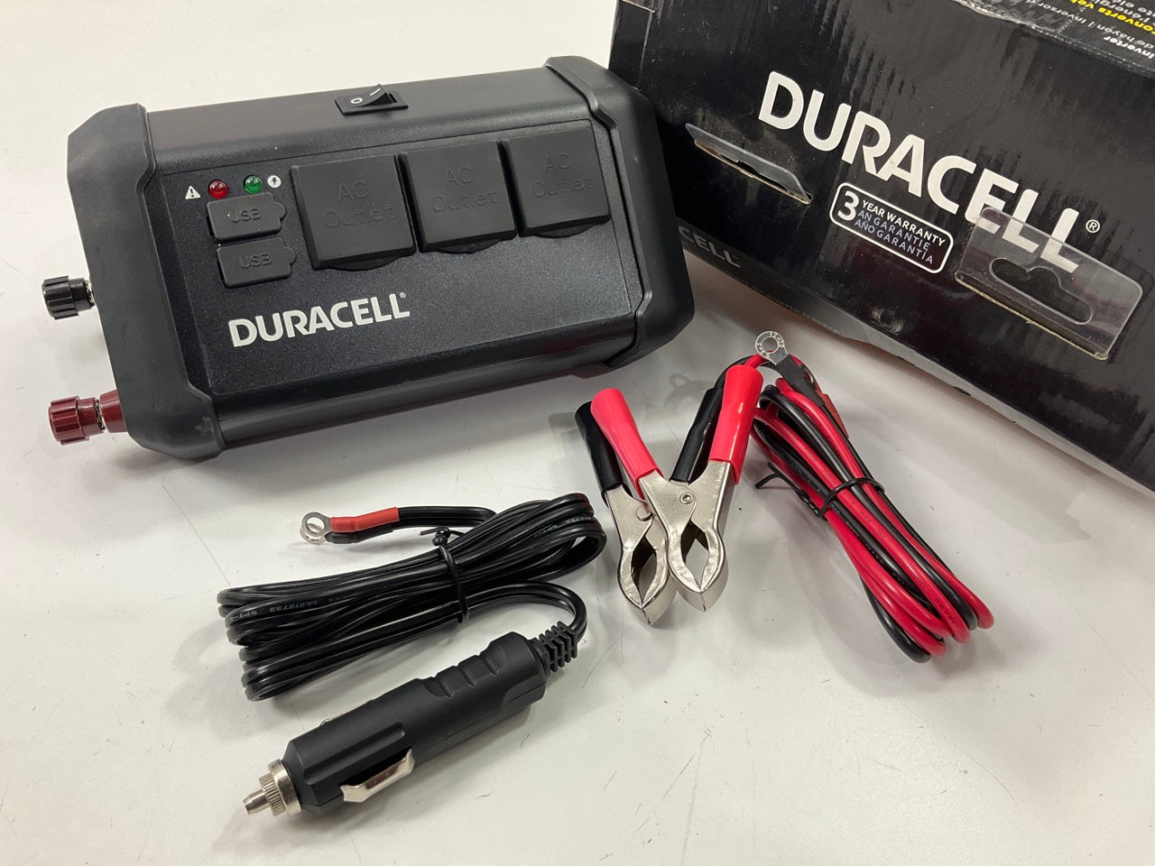 Duracell DRINV400 High Power Tailgate Inverter 400 Watt Peak 320W Continuous 12V