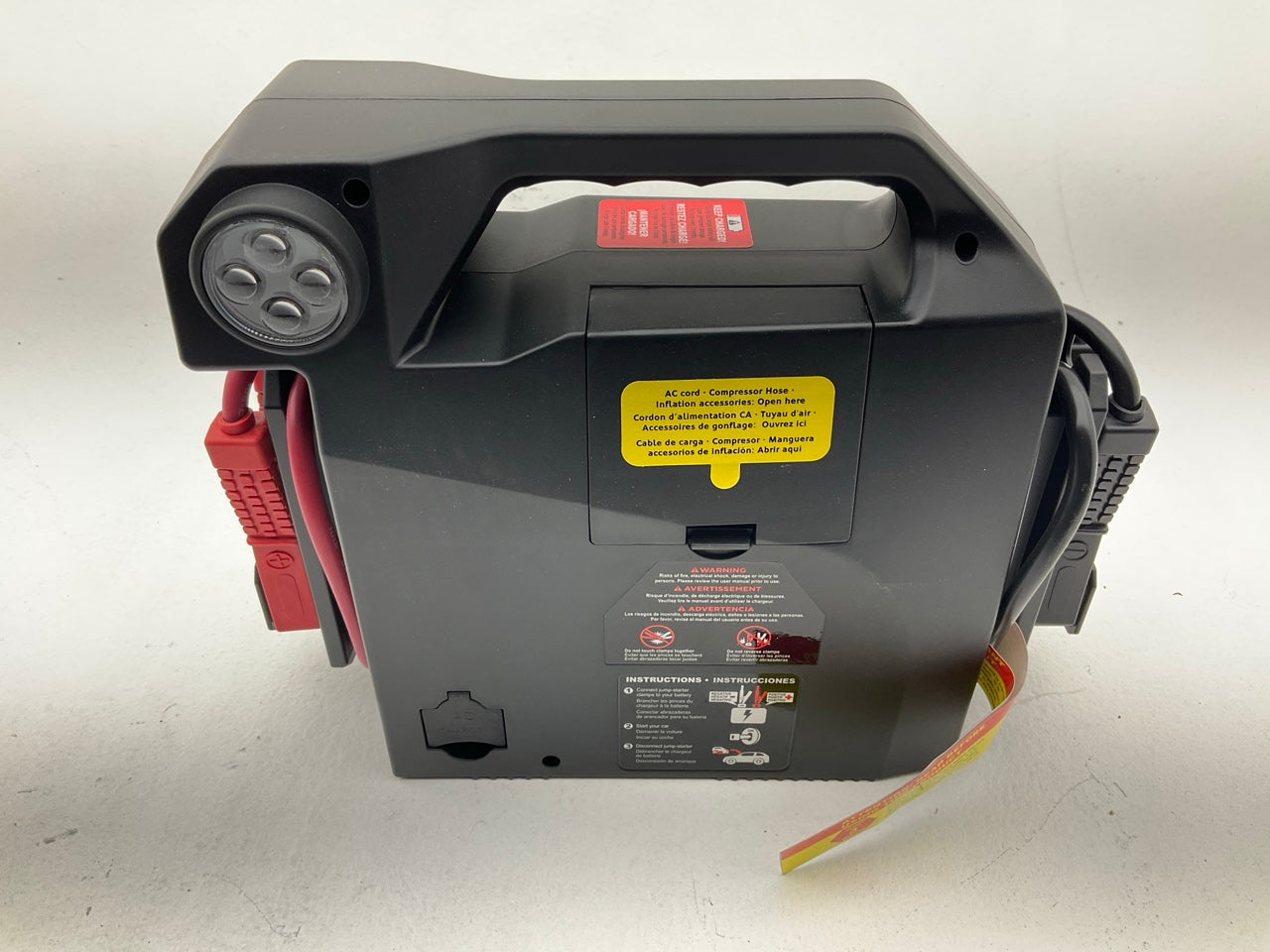 Damaged Open Box Duracell Power DRJS20 Jump Starter Battery Pack, 750 Peak Amps