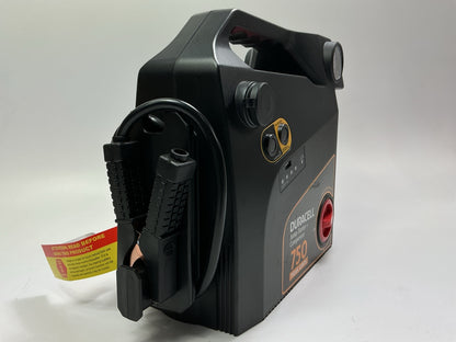 INCOMPLETE Duracell Battery Jump Starter 750 Amp W/ Tire Air Compressor Inflator