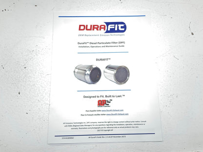 Durafit C17-0032 DPF Diesel Particulate Filter For Cummins ISX 4388410 4969702