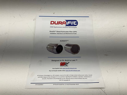 Durafit C17-0038 Diesel Particulate Filter (DPF) For Cummins ISL ISM - 4352920