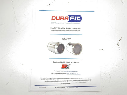Durafit C17-0064  Diesel Particulate Filter (DPF) Kit For MaxxForce DT 9, 10