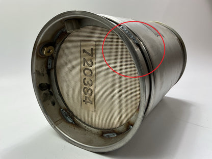 DENTED EDGE, SEE PHOTOS Durafit C17-0081 Replacement DPF For Cummins ISB 2871461
