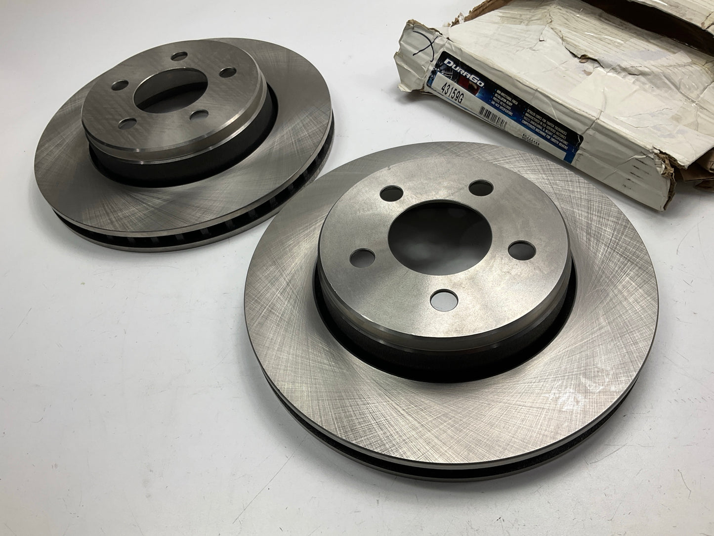 (2) Durago 43159G Front Brake Rotor For 2007-2012 Dodge Nitro, 08-12 Liberty