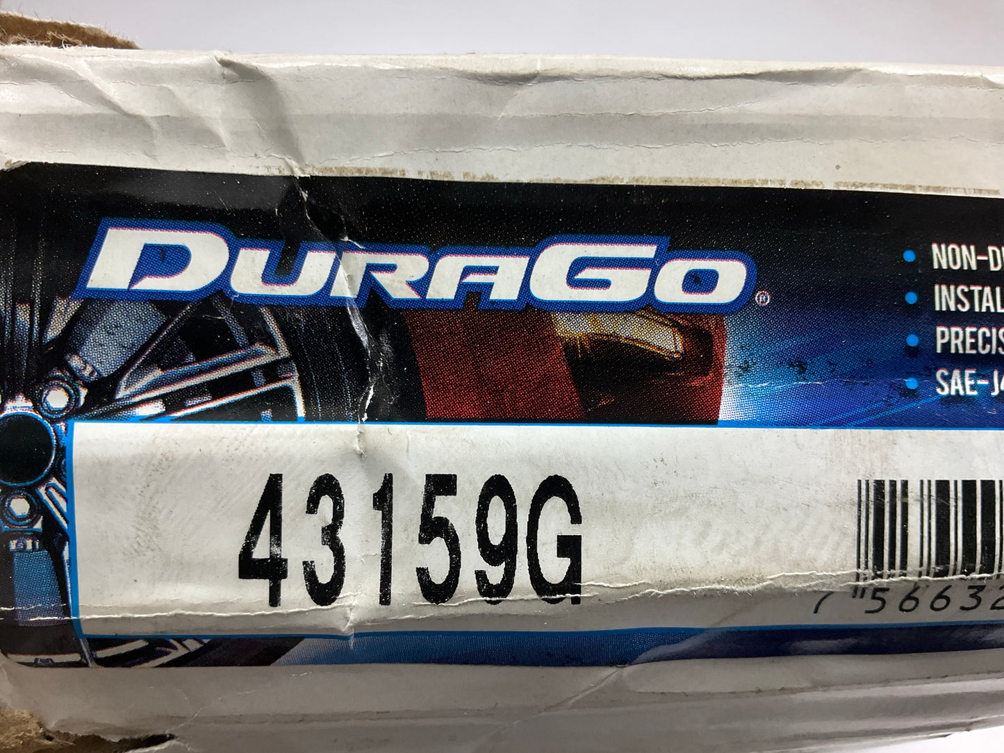 (2) Durago 43159G Front Brake Rotor For 2007-2012 Dodge Nitro, 08-12 Liberty