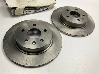 (2) Durago 55199G Rear Brake Rotor