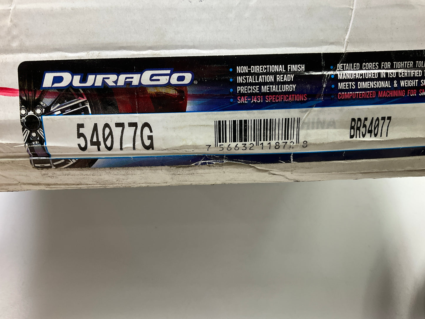 Durago BR54077 Front Brake Rotor