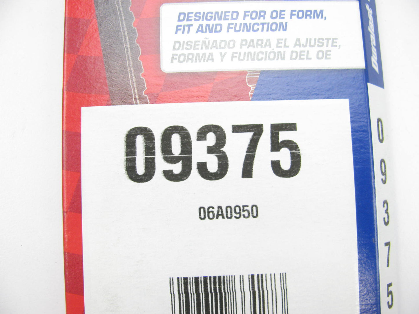 Duralast 09375 Accessory Drive Belt - 0.28'' X 37.50'' - 36 Degree
