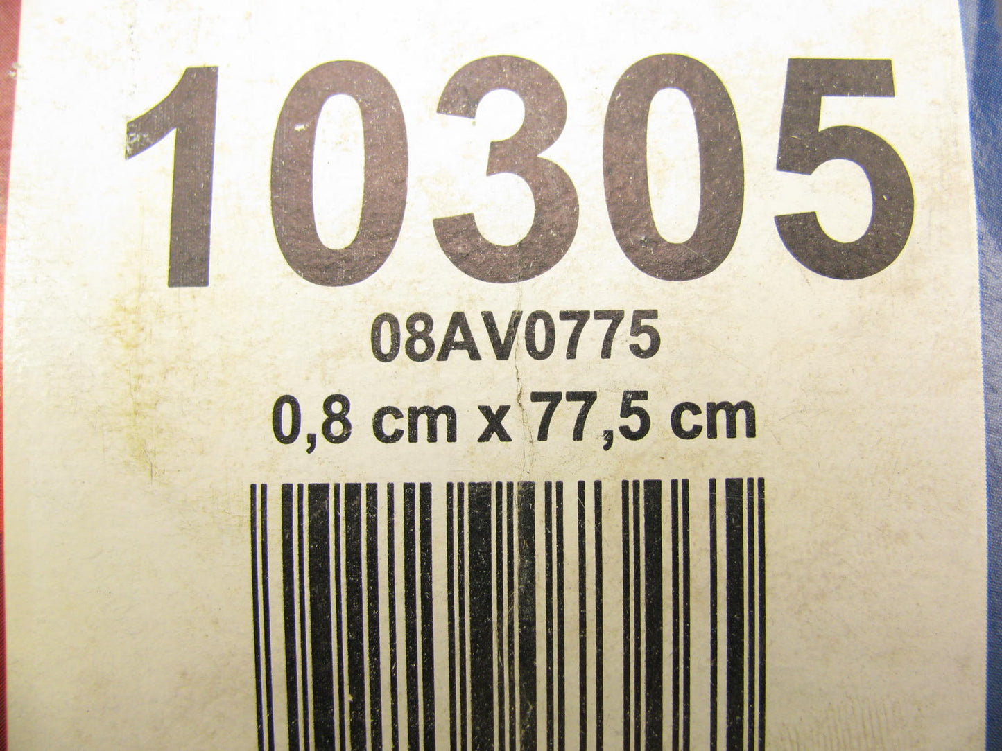 Duralast 10305 Accessory Drive Belt - 0.33'' X 30.75'' - 36 Degree
