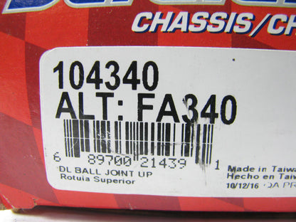 Duralast 104340 Suspension Ball Joint - Front Upper