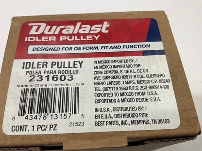 Duralast 231603 Accessory Drive Belt Idler Pulley