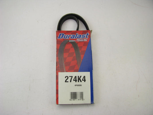 Duralast 274K4 Serpentine Belt - 14mm X 704mm - 4 Ribs