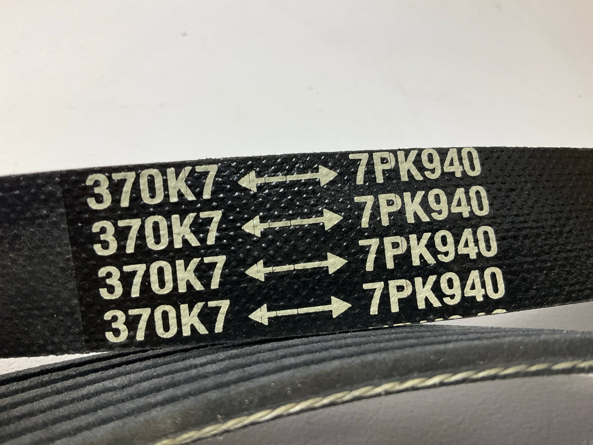 Duralast 370K7 Serpentine Belt - 1984-1986 Toyota 5M-GE 2.8L