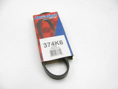 Duralast 374K6 Serpentine Belt - 0.84'' X 38.00'' - 6 Ribs