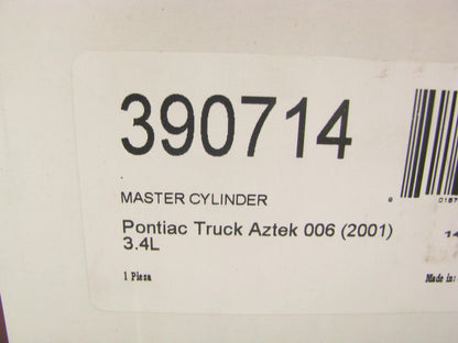 Duralast 390714 Brake Master Cylinder 01-05 Pontiac Aztek 02-07 Rendezvous