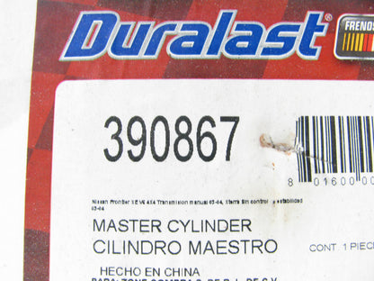 Duralast 390867 Brake Master Cylinder